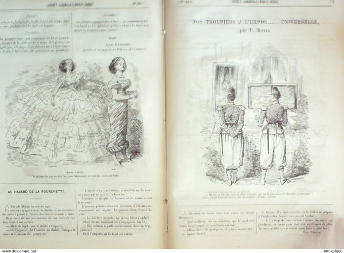 Petit journal pour Rire 1866 # 615 Annuaire Mahieu de l(Arome