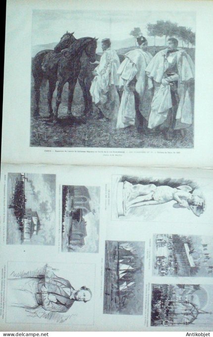 Le Monde illustré 1879 n°1151 Espagne Montserrat Statue de Soitoux