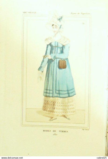 Mode Femme 1812 sous NAPOLEON