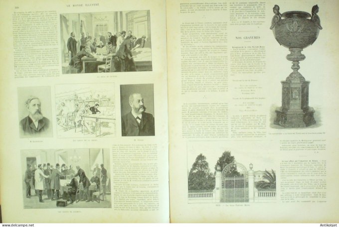 Le Monde illustré 1895 n°2016 Guide-torpilles du Goubet propulseur
