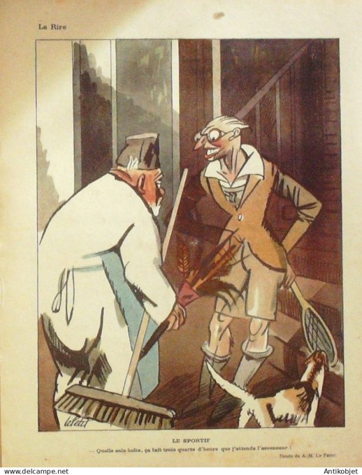Le Rire 1932-03-19 # 703 Journal humoristique Ed.Originale Tour de France