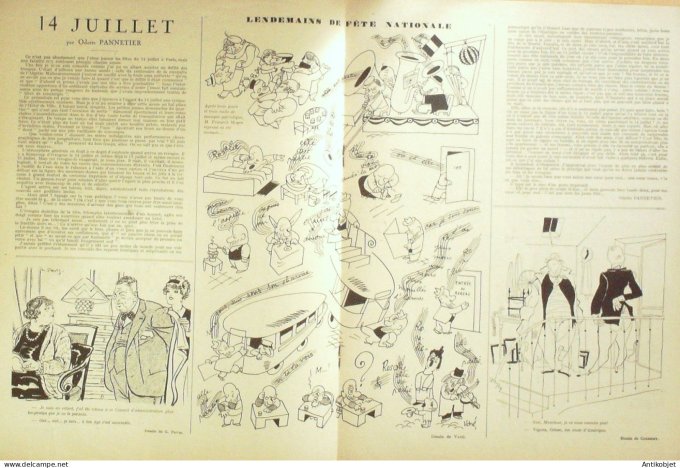 Le Rire 1932-03-19 # 703 Journal humoristique Ed.Originale Tour de France