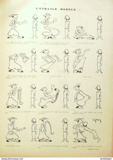 L'Assiette au beurre 1903 n°102 Passementerie Jossot