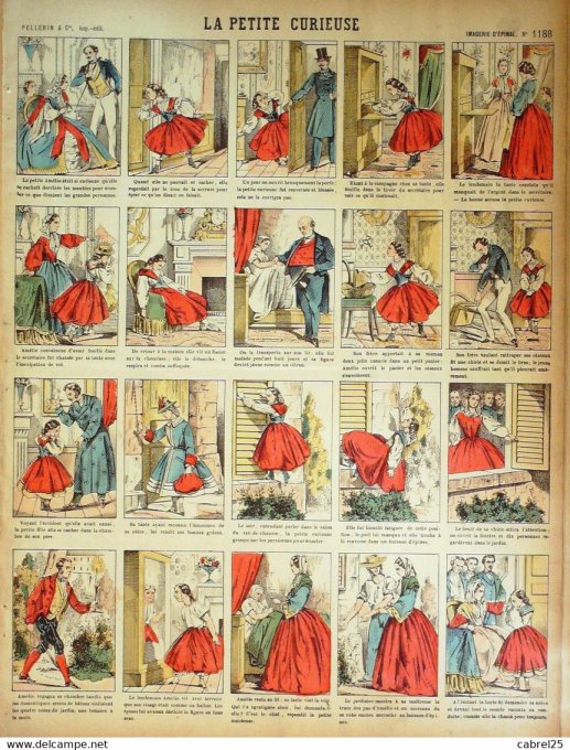 La Petite Curieuse  (Pellerin d'epinal)