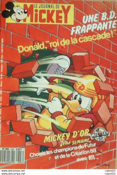 Journal de Mickey n°1897 GOLD (29-10-1988)
