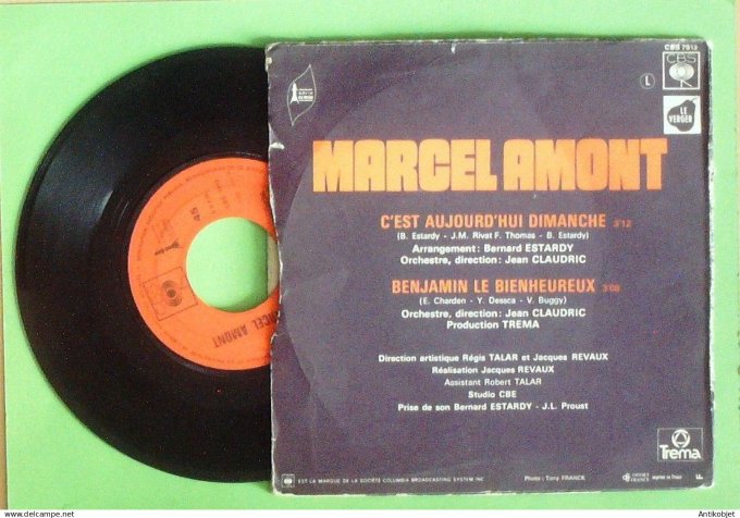 Amont Marcel EP C'est aujourd'hui dimanche 1971