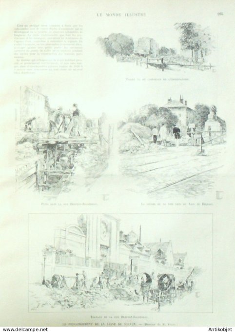 Le Monde illustré 1892 n°1850 Chambéry (73) Maroc troupes Angherristes shériffiennes Royan (17)