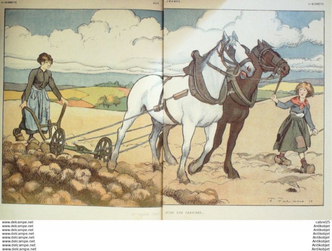 La Baionnette 1916 # 060 (La Guerre Et Les Femmes) Fabiano