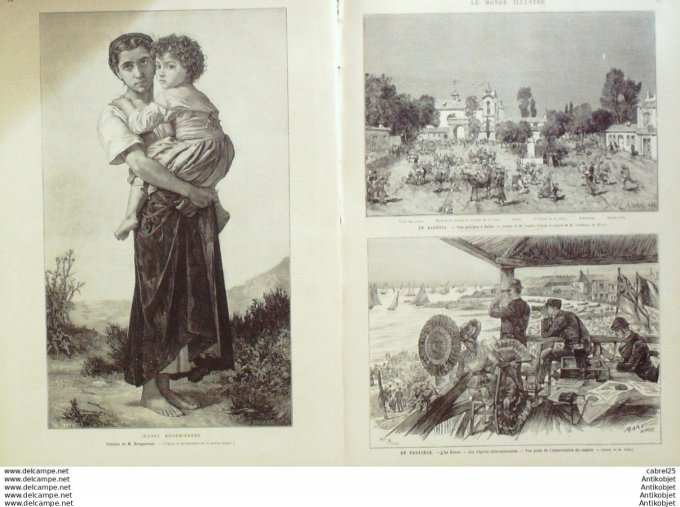 Le Monde illustré 1881 n°1270 Tunisie Sfax Italie Rome Pie Ix Le Havre (76) Régates Algérie Saida Ca