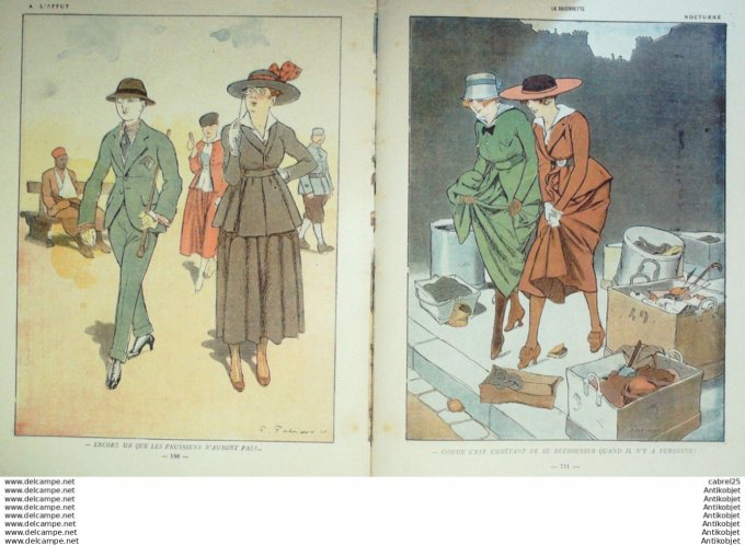 La Baionnette 1916 # 060 (La Guerre Et Les Femmes) Fabiano