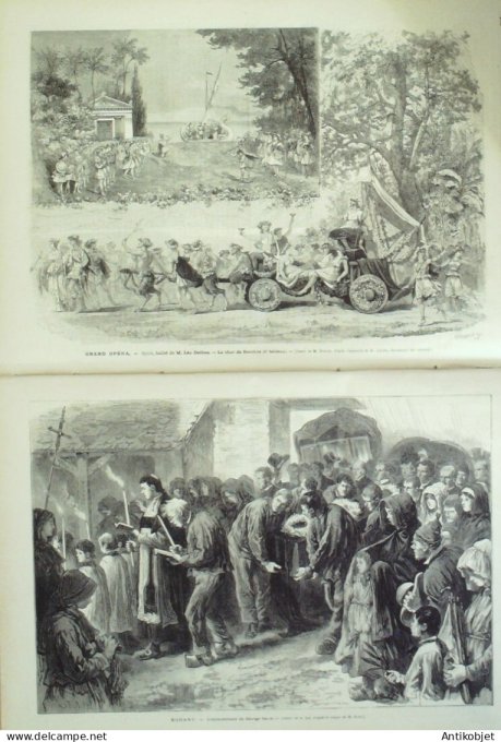 Le Monde illustré 1876 n°1002 Mulhouse (68) Harfleur (14) Montelimar (26) Maroc Nohant (36) Turquie 