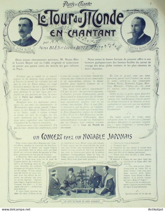 Paris qui chante 1903 #29 Blés Charny Legay Romagnan Granville