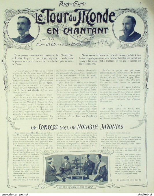 Paris qui chante 1903 n° 29 Blés Charny Legay Romagnan Granville