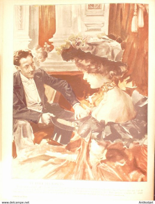 L'Assiette au beurre 1903 n°103 Le flirt Dedina