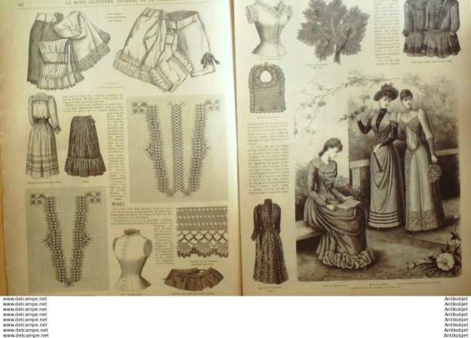 Journal + Patron Mode illustrée  1890 # 31 (with Pattern)