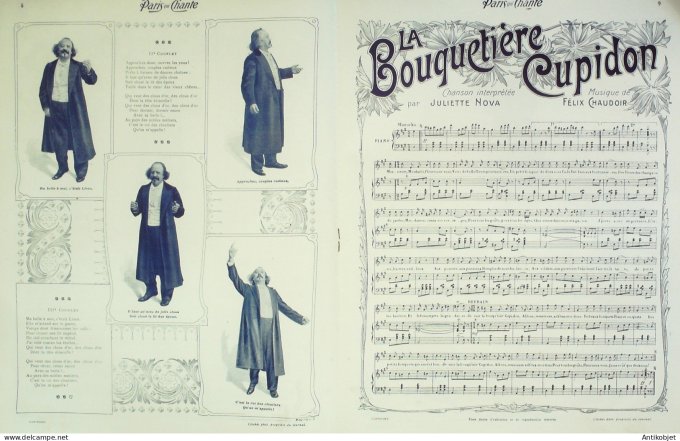 Paris qui chante 1903 n° 29 Blés Charny Legay Romagnan Granville