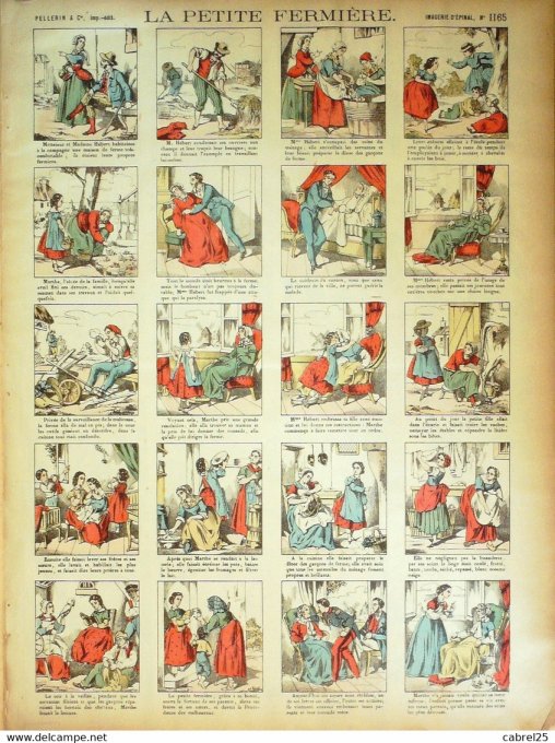 La Petite Fermiere  (Pellerin d'epinal)