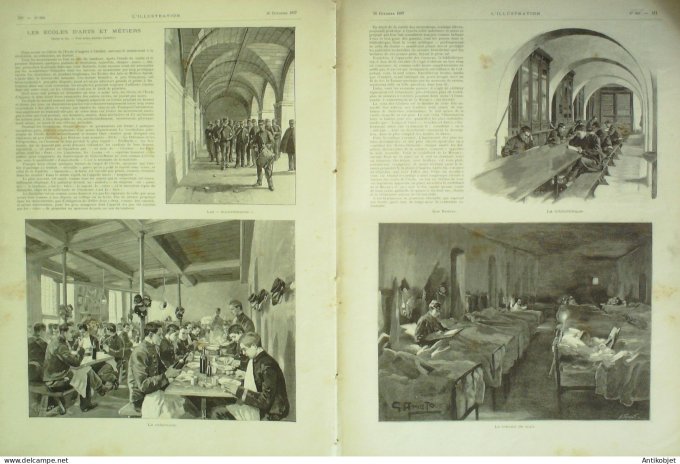 L'illustration 1897 n°2851 Echmuhl (29) St-Médard (35) Nantes (44) Canada Klondike Chilkoot Angers (