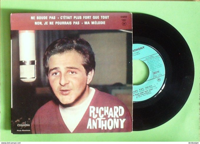 Anthony Richard 45T EP Ne boude pas 1962