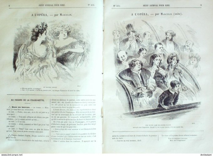 Petit journal pour Rire 1863 # 433 L'Exposition de peinture Nadar Darjou