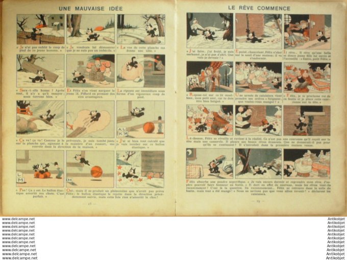 Felix le chat reve Hachette Sullivan 1935 Eo