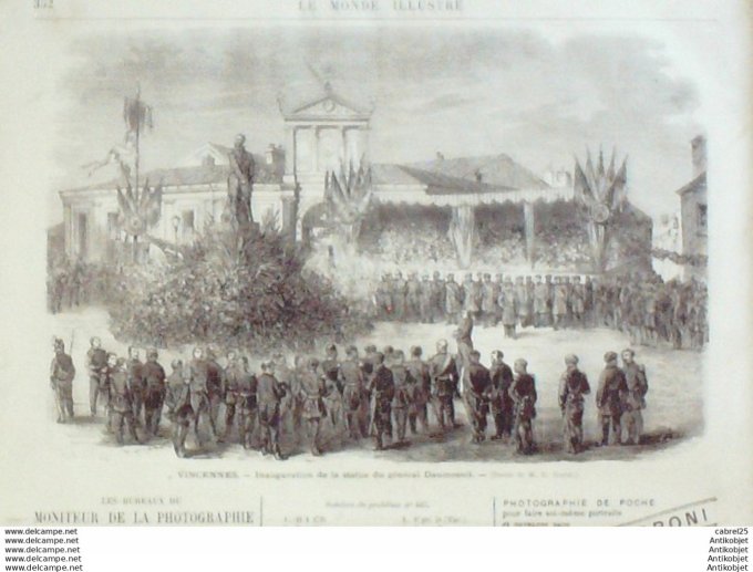 Le Monde illustré 1873 n°842 Italie Rome Vatican Maréchal Mac Mahon Suède Roi Oscar II