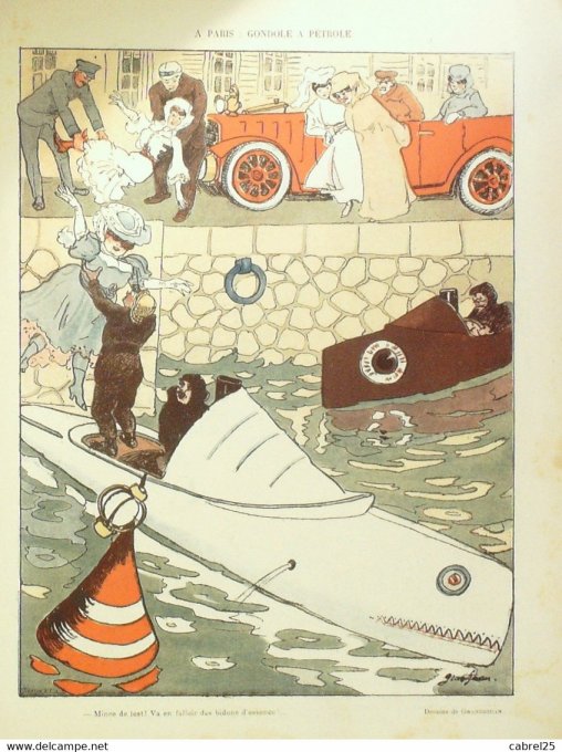 Le Rire 1905 n°132 Poulbot Huard Bac Avelot Grandjouan Burret Mirande Radiguet