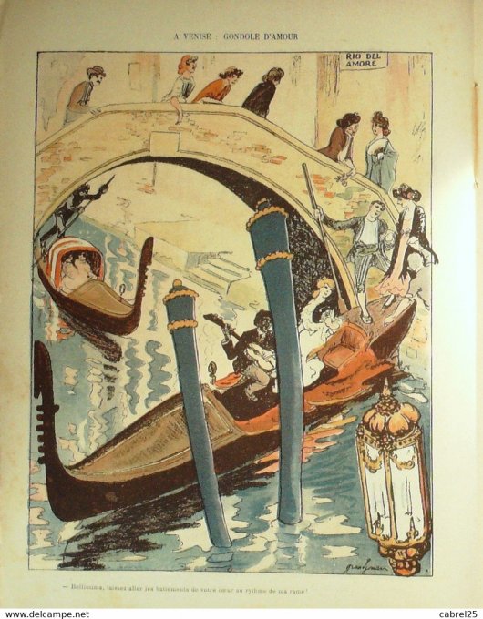 Le Rire 1905 n°132 Poulbot Huard Bac Avelot Grandjouan Burret Mirande Radiguet