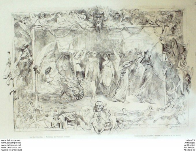 Le Monde illustré 1872 n°771 Algérie El Ablod Si Kadour Ould Adda Si Kadour Ben Hamza Espagne Madrid