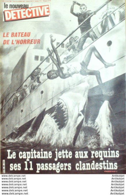 Détective 1984 #  88 Annecy Agen Tonneins Availles-Limouzine Montauban Beauvais