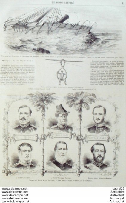 Le Monde illustré 1866 n°457 Angleterre Ste Katharines Docks Algérie Ile Plane  Hongrie Pesth
