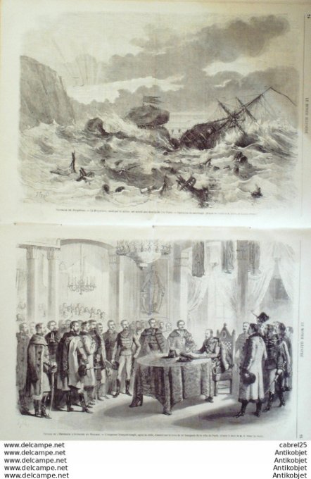 Le Monde illustré 1866 n°457 Angleterre Ste Katharines Docks Algérie Ile Plane  Hongrie Pesth