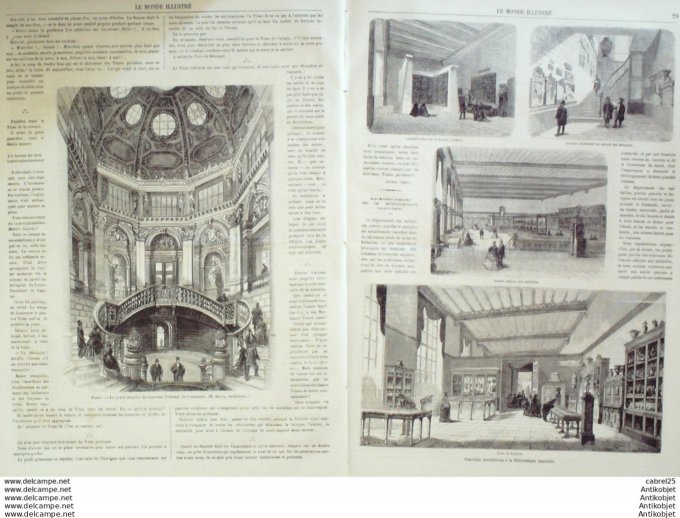Le Monde illustré 1866 n°457 Angleterre Ste Katharines Docks Algérie Ile Plane  Hongrie Pesth