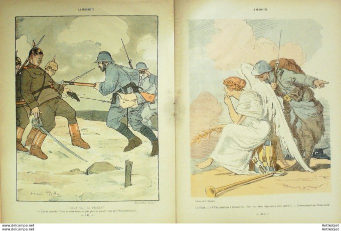 La Baionnette 1916 # 057 (Pacifistes) Sem Nam Pezilla Harley Hermann Planas