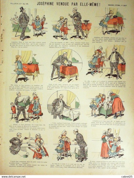 Josephine Vendue Par Elle-Même (Pellerin d'epinal)
