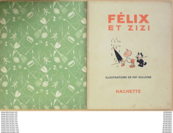Felix le chat et Zizi Hachette Sullivan 1939 Eo