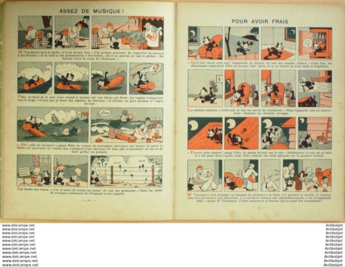 Felix le chat et Zizi Hachette Sullivan 1939 Eo