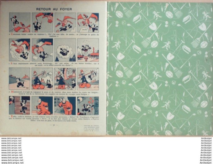 Felix le chat et Zizi Hachette Sullivan 1939 Eo