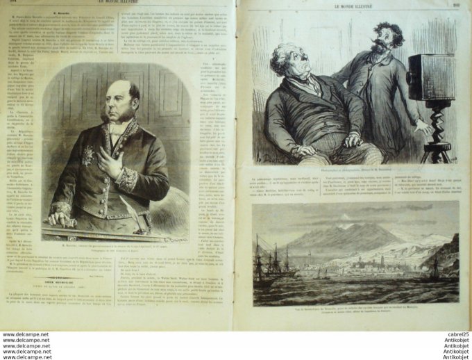 Le Monde illustré 1862 n°259 Autriche Vienne Paris Ile-La Cité  Etats-Unis Nashville
