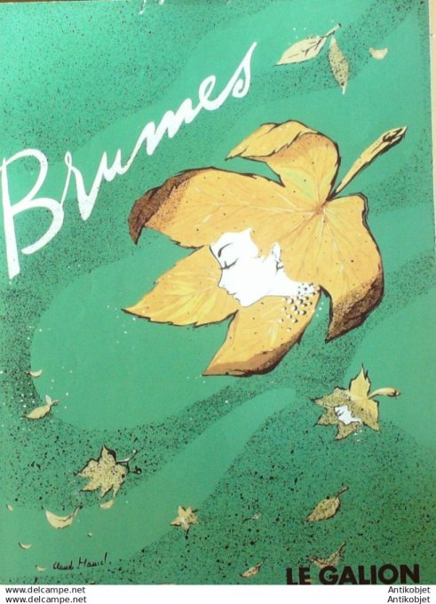 Publicite Cosmetique Le Gallion Brumes 1991