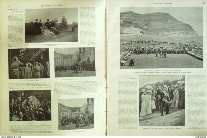 Le Monde illustré 1902 n°2374 Gimel (19) St-Sébastien Colombie Panama Colon Ploermel (56) Venezuela 