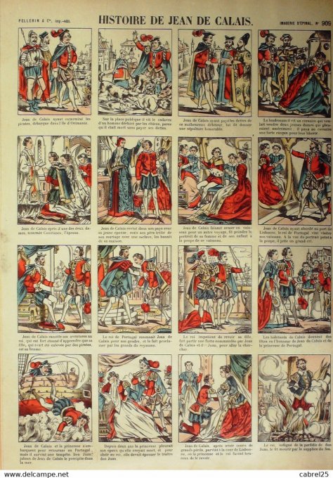 Histoire  de Jean  de Calais (Pellerin d'epinal)