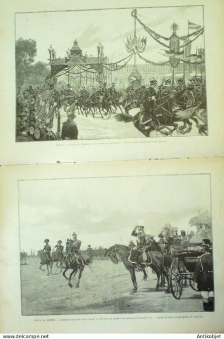 Le Monde illustré 1896 n°2059 Pologne Breslau Siésie Japon raz-de-marée Dieppe (76)