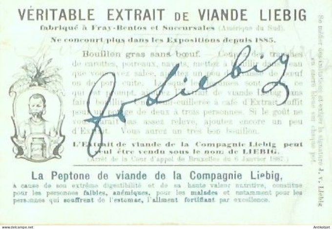 Chromo Liebig Sang  715 Culture du tabac a Sumatra V (1902)