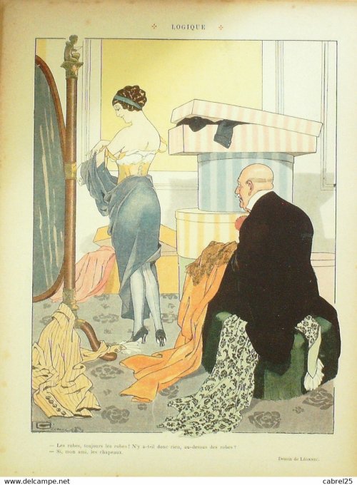 Le Rire 1912 n°492 Faivre Léonnec Devambez Manfredini Peltier Genty Fabiano Castelno