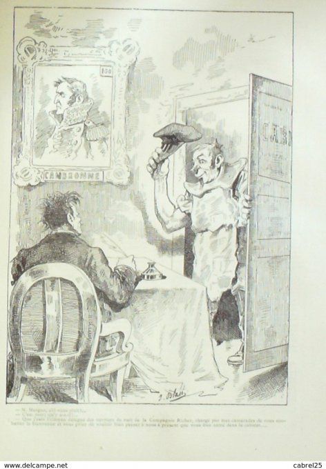 Le Triboulet 1881 n°48 WALDECK ROUSSEAU DE VOISIN LA VERNIERE CRAC BLASS