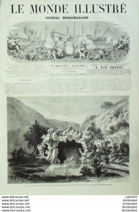 Le Monde illustré 1867 n°575 Angleterre Oxford Cambridge Yoles Roubaix (59) Italie Venise