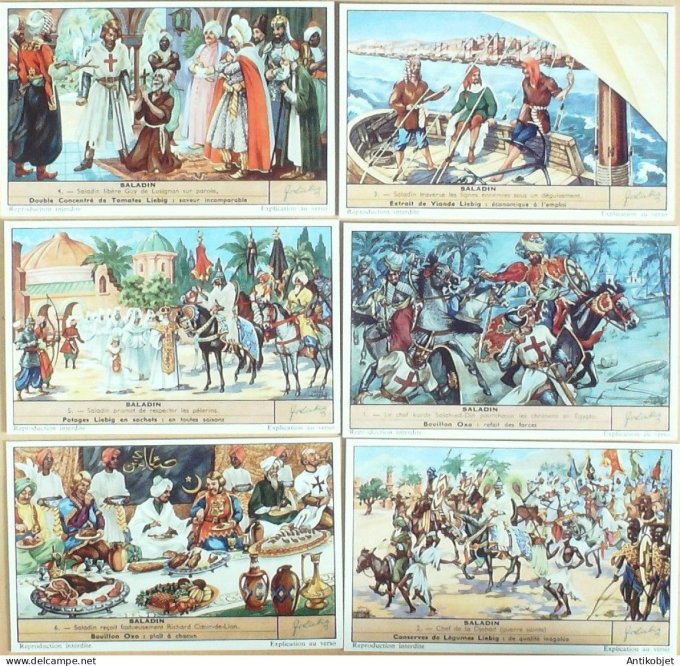 Chromo Liebig Sang 1675 Saladin (1957)