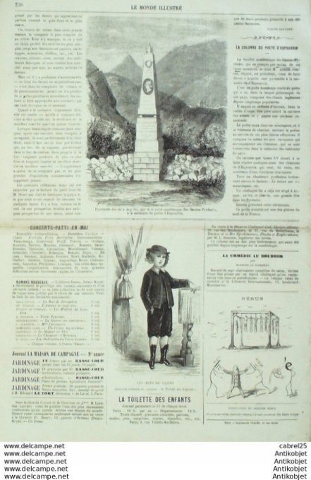 Le Monde illustré 1867 n°575 Angleterre Oxford Cambridge Yoles Roubaix (59) Italie Venise