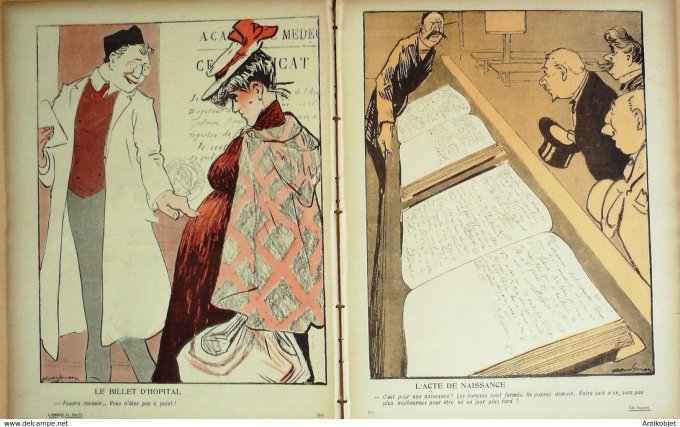 L'Assiette au beurre 1906 # 279 Vas papiers Grandjouan